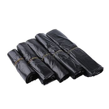 兰诗（LAUTEE）FH-1162 黑色手提垃圾袋 酒店商用背心垃圾袋 22*35cm*100只装