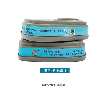 普达防毒面具 MJ-4009全面罩配P-H2S-1(8号)滤盒七件套 有色金属采矿