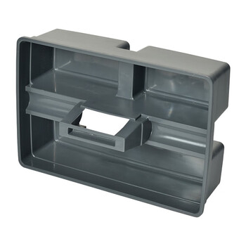 舒蔻（Supercloud）酒店手提清洁篮多功能杂物篮长方形工具篮保洁篮清洁工具箱手提塑料储存篮【小号】