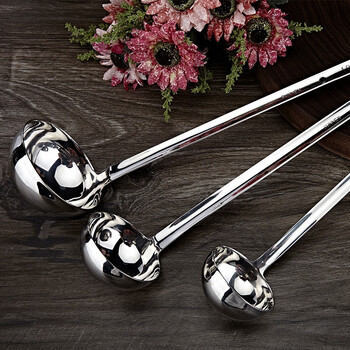 盛富永 201不锈钢带钩量勺 长柄带刻度勺克勺 奶茶计量勺定量汤勺 30毫升