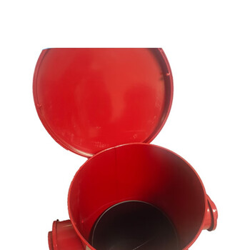 庄太太【红桶黄帽100cm】垃圾桶幼儿园卡通分类垃圾桶消防主题公园户外垃圾箱