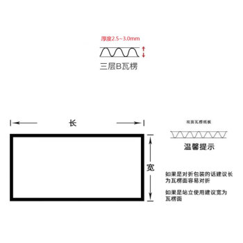 飞尔（FLYER）三层B瓦140×110×90克纸箱收纳盒纸板 厚纸板 硬纸片 124×99cm 1000块起批