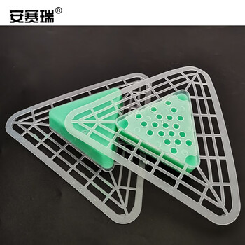 安赛瑞 小便池尿斗香片 男士公厕小便池过滤网 防堵塞洁厕尿斗过滤清洁香块 700787