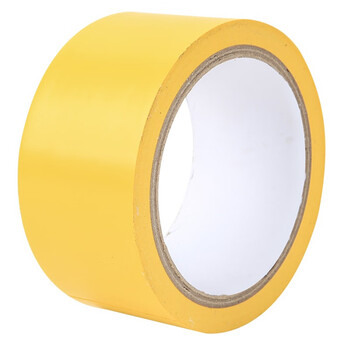 卡夫威尔 定位安全警示胶带警戒线划线斑马线胶布 贴地胶带地面5S路线规划标识 黄色款 48mm*16m 5卷 TE3538