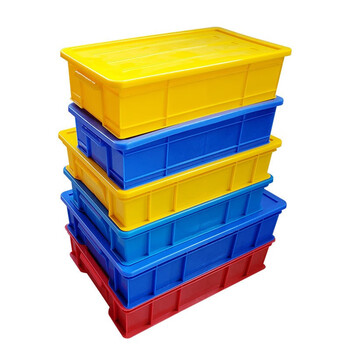 兰诗（LAUTEE）3# 塑料周转箱分隔式零件盒 小号4格350*200*85mm