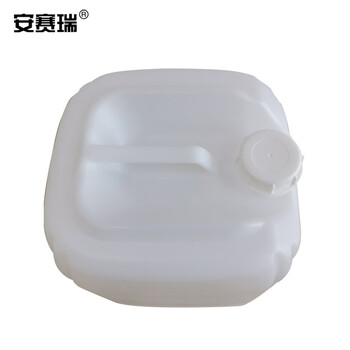 安赛瑞 塑料桶堆码桶（25L） 化工桶油桶废液桶密封塑料桶存水桶带盖方桶 白色 500010