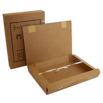 飞尔（FLYER）牛皮纸档案盒 资料盒 普通款1cm【31X22cm】50个