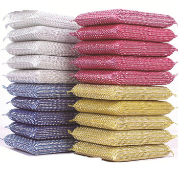 鸣固 海绵百洁布 海绵擦 海绵抹布 加厚洗刷大王百洁布 12*8*1.5cm 40片