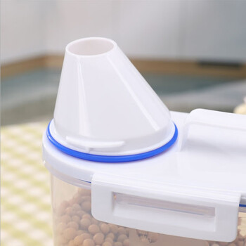 海斯迪克 HK-5053 密封防潮储米箱收纳桶 塑料手提小米桶 大米五谷杂粮盒