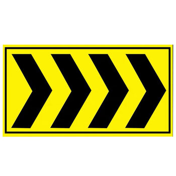 冰禹 BYlj-06 地下车库停车场导视指示牌 交通反光贴箭头 铝板反光膜25x45cm > 蓝色