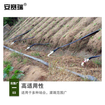 安赛瑞 输水带 微喷滴灌主管输水带 75×1.0mm 100米 大棚农田灌溉软管水带 输水管 710761