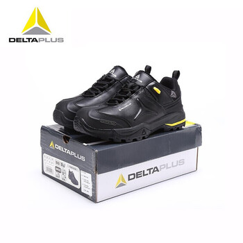 代尔塔 DELTAPLUS 301335劳保鞋防砸防刺穿防静电耐磨耐油耐酸碱SRC级防滑耐寒耐高温非钢包头 黑色 35码 1双
