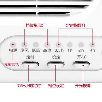 汉河取暖器壁挂式暖风机浴室卫生间防水速热热风机电暖气冷暖两用电暖器 定制定制 X6021B 遥控款