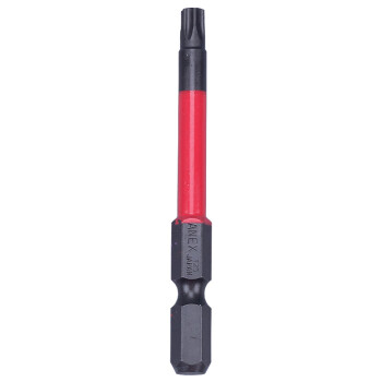 安力士牌（ANEX）梅花内六角批咀ACTX-2565带孔风批头T25X65mm梅花型电动批嘴 星型螺丝刀