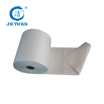 新络（XINLUO） OR43845X白色吸油毯4MM厚带撕线耐磨型吸油棉38CM*45M长度每间隔45CM做撕线吸油卷