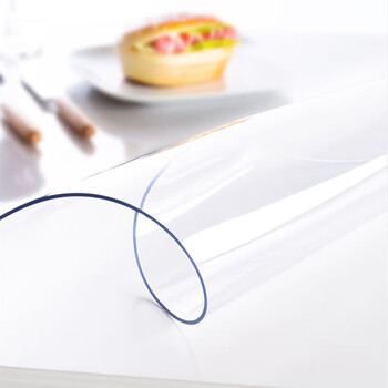 3G 水晶板透明软玻璃PVC桌布 桌板 厚1.5mm*宽1.4m*长15m 企业定制