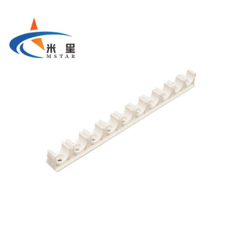 米星（MSTAR）PVC电工穿线管固定排卡连排管卡  PVC排卡 红 16（20个装）