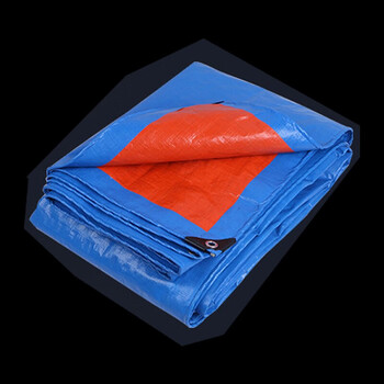 腾驰（CT）防雨布篷布 油布防水布防雨布防晒耐磨汽车蓬布工业用加厚彩条布雨棚布帆布 4M*6M