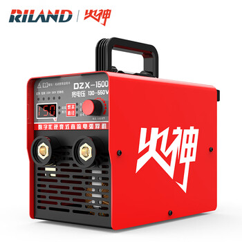 瑞凌电焊机315逆变直流便携式工业级焊机火神系列 全套10米线【315多板工地长焊双电压】