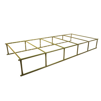 雅恪尚 移动低桩网地桩网匍匐前进400米障碍部分队训练器材心理训练户外拓展可移动拆卸 5m*2m*0.4m