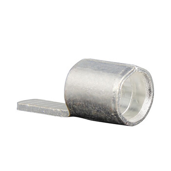 天旭DZ47片形接线端子铜鼻子紫铜铜线耳断路器铜插片C45-35平方200个/包 1包