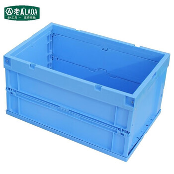 老A LAOA 可折叠周转箱 可堆物流箱便携式收纳箱搬运箱600x400x325mm LA164325量大现做