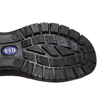 者也（ZYE）防静电安全鞋防砸防刺穿钢包头劳保鞋食品厂防滑车间无尘洁净鞋 黑色 42码