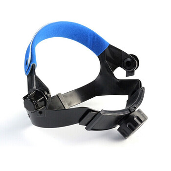 者也 （ZYE）电焊面罩头戴式透明面屏 防溅油防飞溅面罩 厨房炒菜防护面罩焊工防护面屏防飞沫 透明面罩