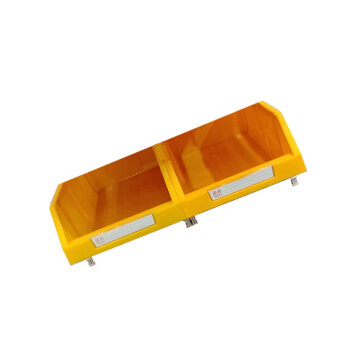 苏识 XK006 250*155*110mm货架斜口分类零件盒组合式物料收纳盒10个装（计价单位：套）黄色