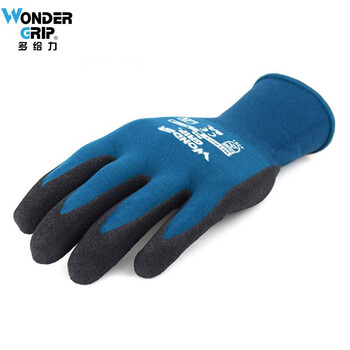 多给力（Wonder Grip） 18针莱卡耐磨透气零配件精细作业劳保触屏手套工作WG1857 9#L 12双 定做
