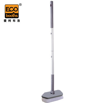 爱柯布洛 长柄清洁刷 地刷卫生间浴室硬毛地刷墙面瓷砖清洁刷地刷白色89×15.7×6.5cm