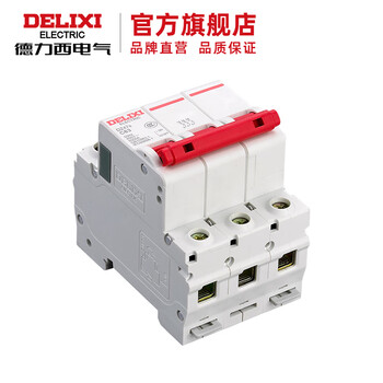 德力西 空气开关 小型断路器 DZ47s C型 3P 63A ;DZ47SN3C63
