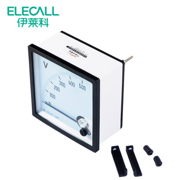 伊莱科(ELECALL)交流电压表 机械指针式电压表 CP-96 黑白色 100V