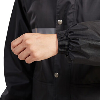 雷赢（LEIYING）YY-02雨衣雨裤套装 分体雨衣 带反光条 黑色 175cm