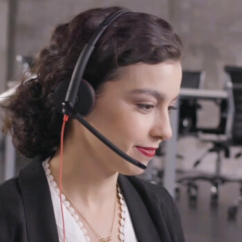 缤特力（Plantronics）Poly 3220呼叫中心客服办公耳机  话务电销耳麦 电话会议耳麦（USB线控直连电脑）