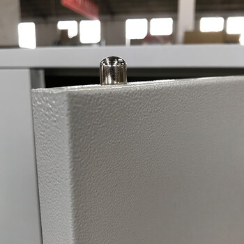 盛花加厚通体电子密码锁保密柜通门电子密码档案柜资料柜保管柜灰白套色