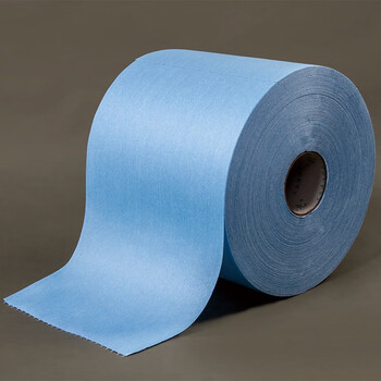 邦拭（BONSSUE）多功能擦拭布90302 蓝色大卷工业擦拭布 25cm*37cm*500张/卷*4卷