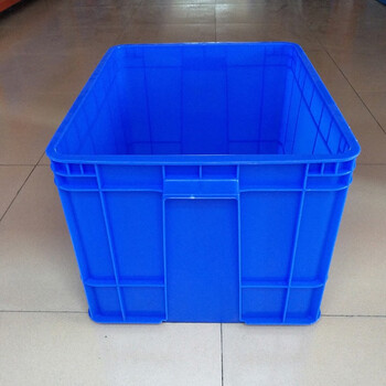 JN JIENBANGONG周转筐加厚塑料折叠周转筐果蔬周转筐长方形收纳筐19箱蓝