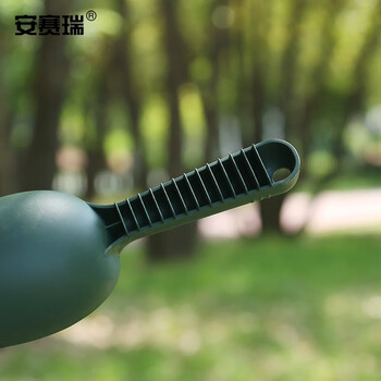 安赛瑞 塑料松土铲 加厚塑料土铲土勺挖土铲子清洁工具 军绿色 530945