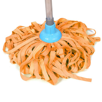 科力邦（Kelibang） 拖把 公司木地板传统墩布头 工厂酒店大堂麂皮巾圆碗老式拖把 KB1109 颜色随机