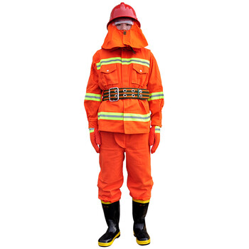 宏兴（HongXing）97款消防服 抢险救援服消防指挥服红色XL#42#五件套