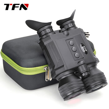 TFN WY6昼夜两用双目双筒电子防抖夜视仪望远镜 激光测距 内置WiFi 手机同步观看 WY6 