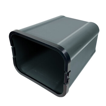 益美得 FH1241 分类垃圾桶带提手压圈小号办公室酒店客房桶 10L灰色(其他垃圾)