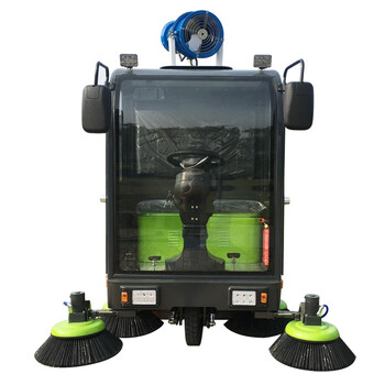 益美得 NSD-3018 驾驶式扫地车清洗车工厂物业小区道路环卫车雾炮清扫  高压清洗款标配+雾炮