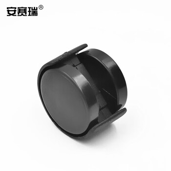 安赛瑞 脚轮 2寸万向轮办公座椅电脑椅轮子家具滑轮滚轮转椅轱辘 黑色螺丝不带刹车【5只装】 430814