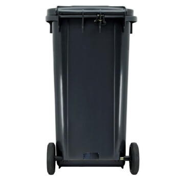 中典 垃圾分类垃圾桶YY-240G大号物业环卫户外商用企业定制带盖可回收厨余垃圾箱 黑色240L-其他垃圾