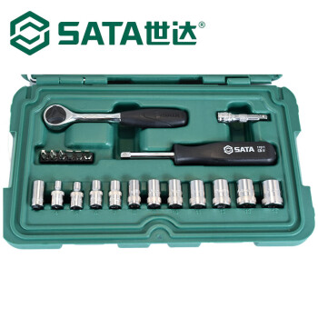 世达（SATA）09521 13件6.3MM系列套筒组套