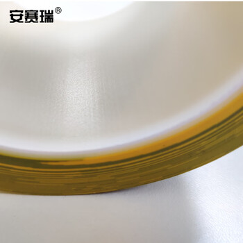 安赛瑞 加厚型地板划线胶带（黄/黑）PVC黄黑警示胶带 斑马纹划线胶带 14339