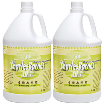 超宝（CHAOBAO）DFF005 柠檬家私蜡 酒店宾馆商用浓缩型木地板蜡 3.8L*1瓶