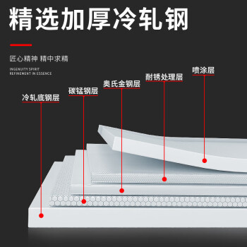 张氏艺佳 货架2000*600*2000mm主架白色四层/单层220KG 仓储仓库库房中型储物架超市展示置物架铁架子